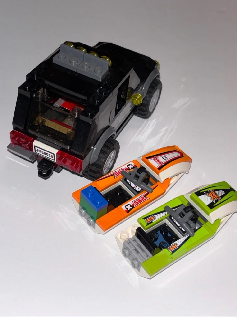 Lego Jet Skis Lego Wave Rider Green LEGO CITY: SUV with Watercraft (60058)